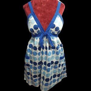 y2k Charlotte Russe Polka Dot Halter Dress